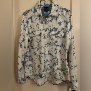 GUESS Tie-Dye Stonewashed look blouse